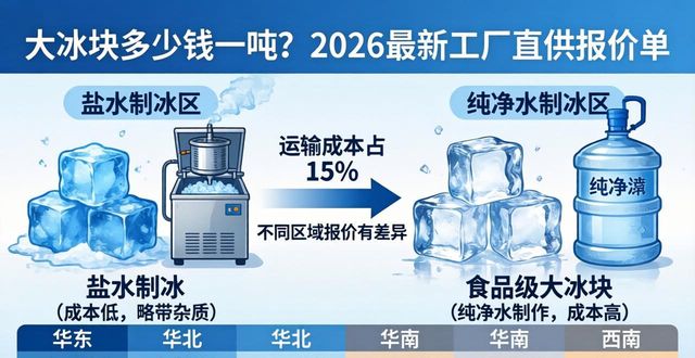 大冰块多少钱_影响大冰块价格的关键因素_大冰块多少钱一吨